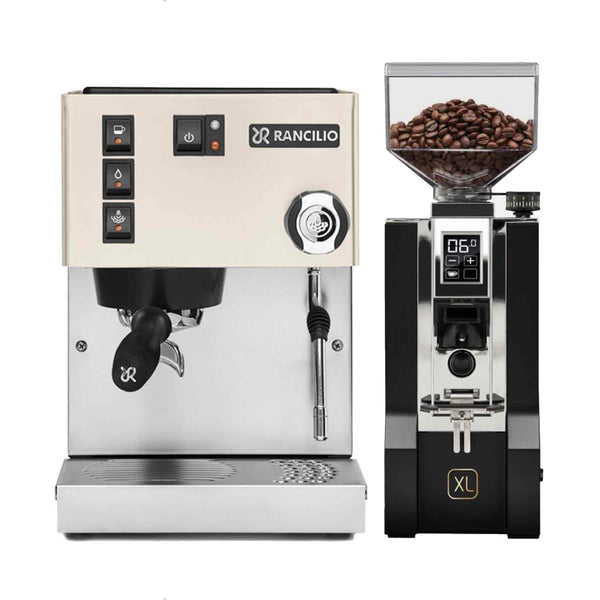 Rancilio Silvia E V6 Home Espresso Machine + Eureka Mignon XL Grinder Package