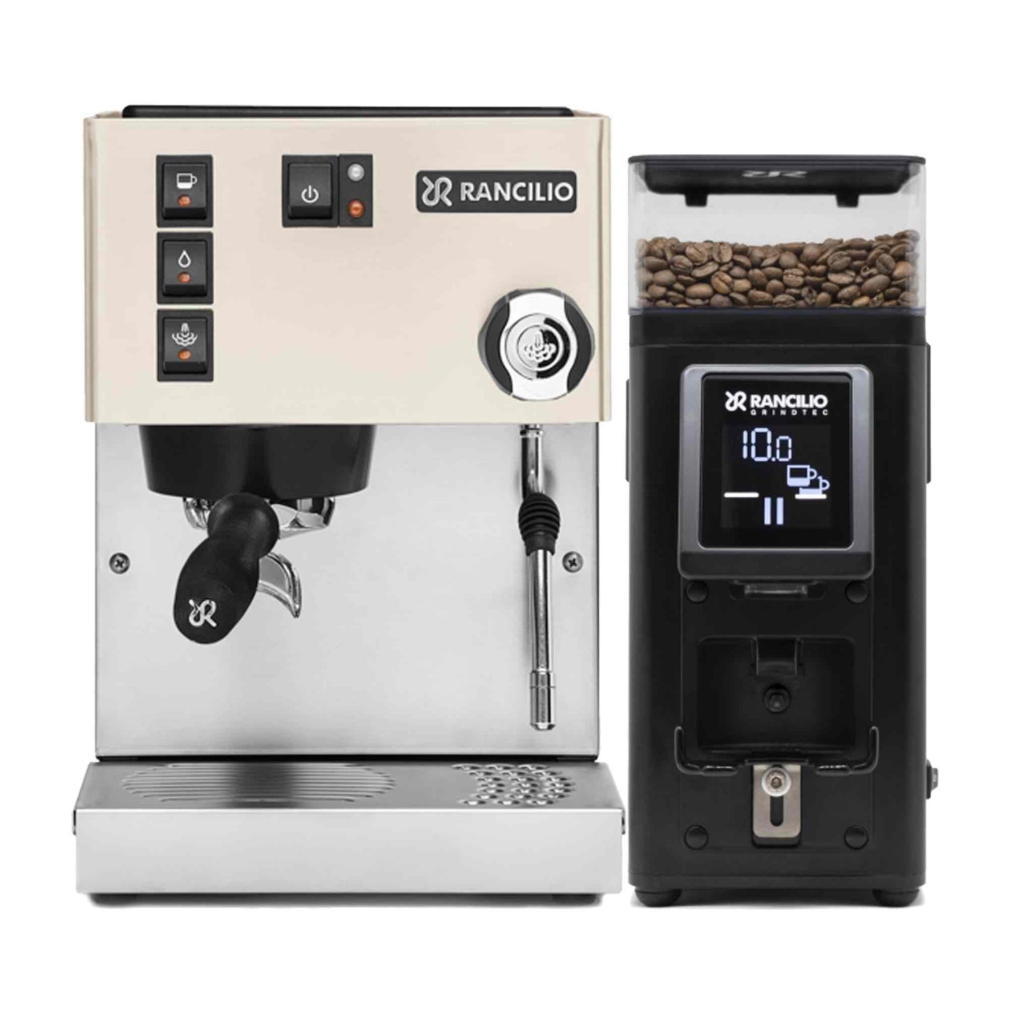 Rancilio Silvia E V6 Home Espresso Machine + Stile Grinder Package