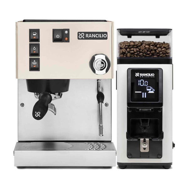 Rancilio Silvia E V6 Home Espresso Machine + Stile Grinder Package