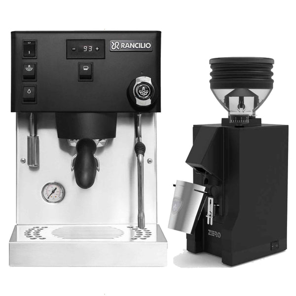 Rancilio Silvia Pro X Espresso Machine + Eureka Zero Grinder Package