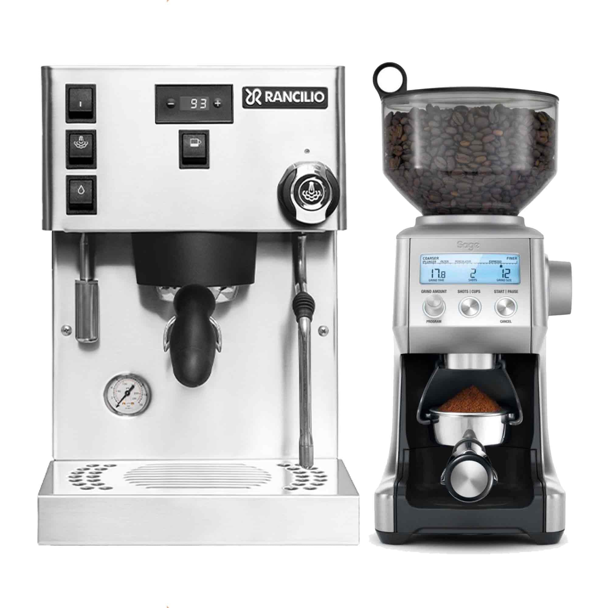 Rancilio Silvia Pro X + Sage Smart Grinder Pro Machine Package Clumsy