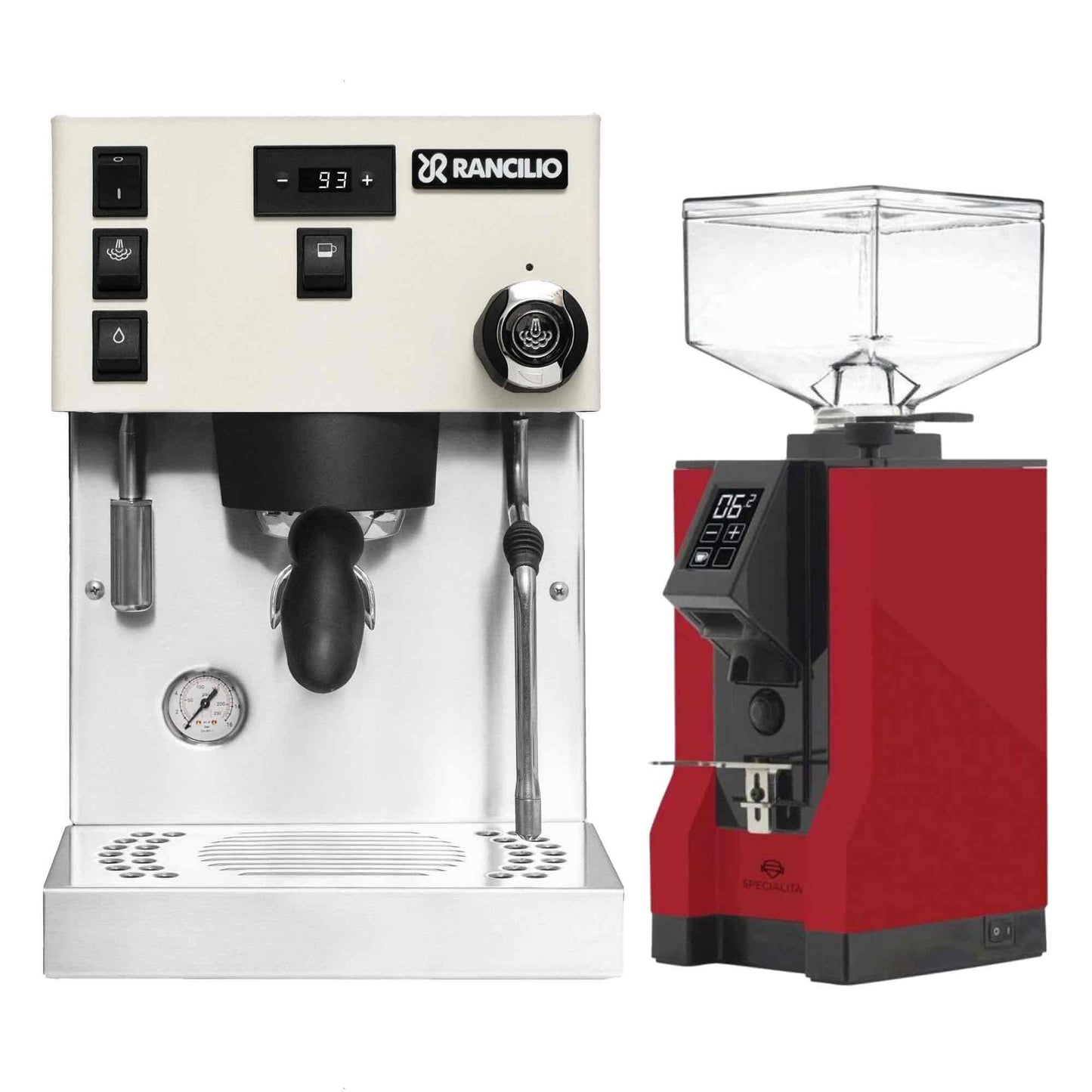 Rancilio Silvia Pro X Espresso Machine + Eureka Specialita Grinder Package