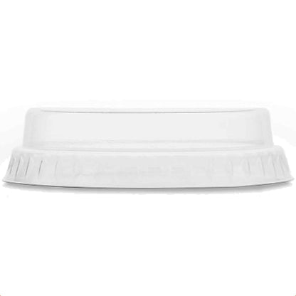Vegware Plant-Based 76-Series PLA Flat Lid, No Hole - Case of 1000