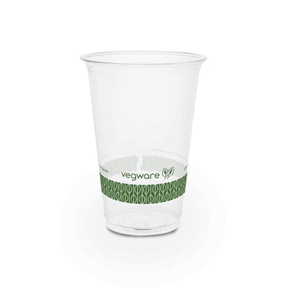 Vegware Plant-Based 9oz PLA Cold Cup, 76-Series - Case of 1000