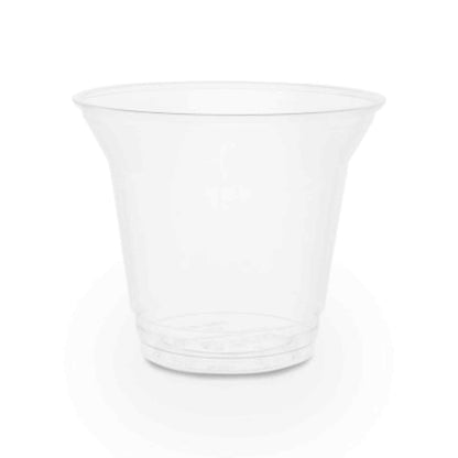 Vegware Plant-Based 9oz PLA Plain Cold Cup, 96-Series - Case of 1000