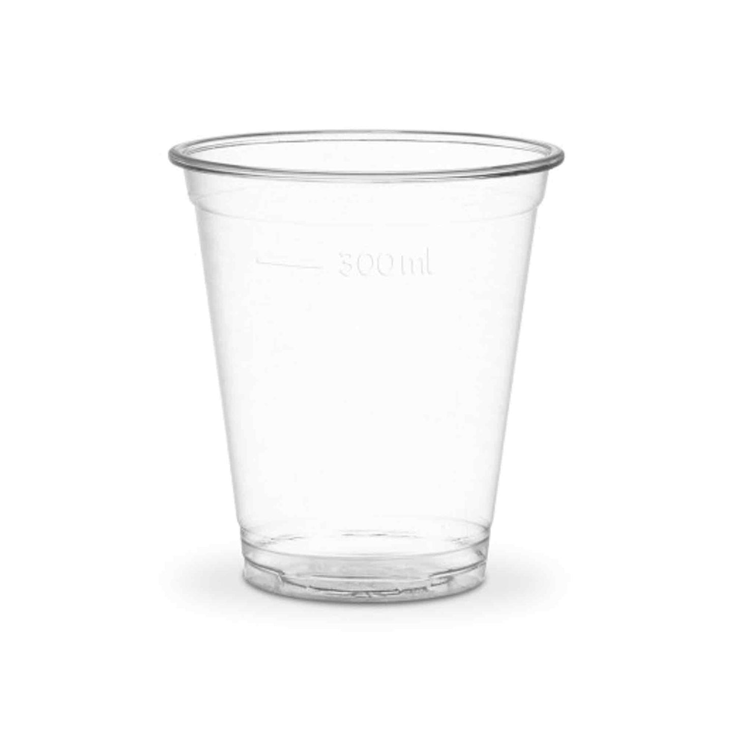 Vegware 12oz / 300ml Plain PLA Cold Cup, 96-Series - Case of 1000