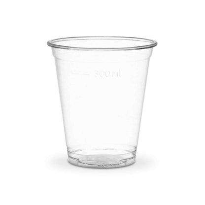 Vegware 12oz / 300ml Plain PLA Cold Cup, 96-Series - Case of 1000