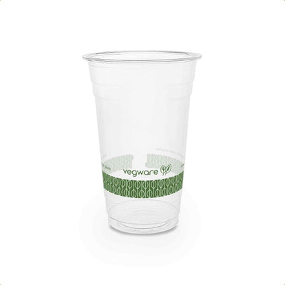 Vegware Plant-Based 20oz PLA Cold Cup, 96-Series - Case of 1000