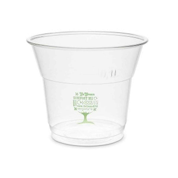 Vegware Plant-Based 5oz PLA Cold Cup, 76-Series - Green Tree - Case of 2000