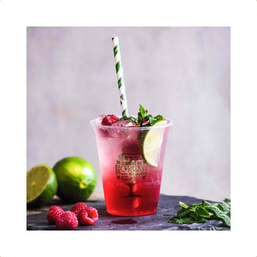 Vegware 12oz / 300ml Pla Cold Cup, 96-Series - Green Tree - Case Of 1000