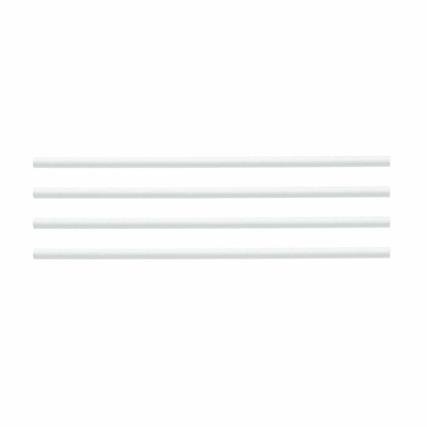 Sustainable White Paper Straws 200mm x 6mm - Pack of 250