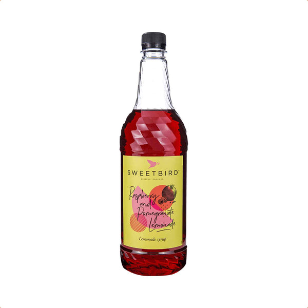 Sweetbird Raspberry & Pomegranate Lemonade Syrup - 1 Litre Bottle